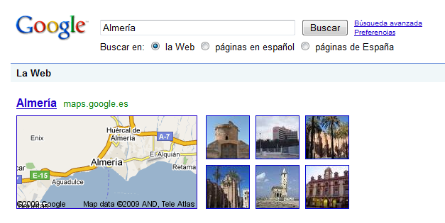  Google mejora las búsquedas de lugares 
