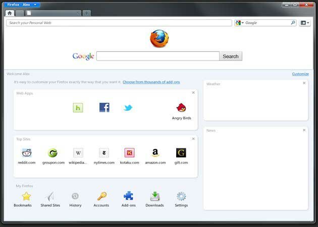 Firefox9-2 Firefox9 2 Le echamos un primer vistazo a Firefox 9